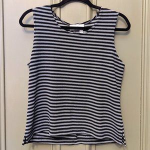 Cute Striped Women's Tank Top - Loose Airy Fit - Nicole Studio